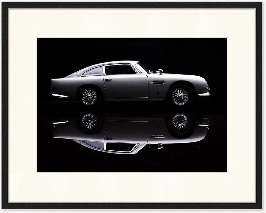 Fotografia emoldurada Aston Martin DB5 - James Bond