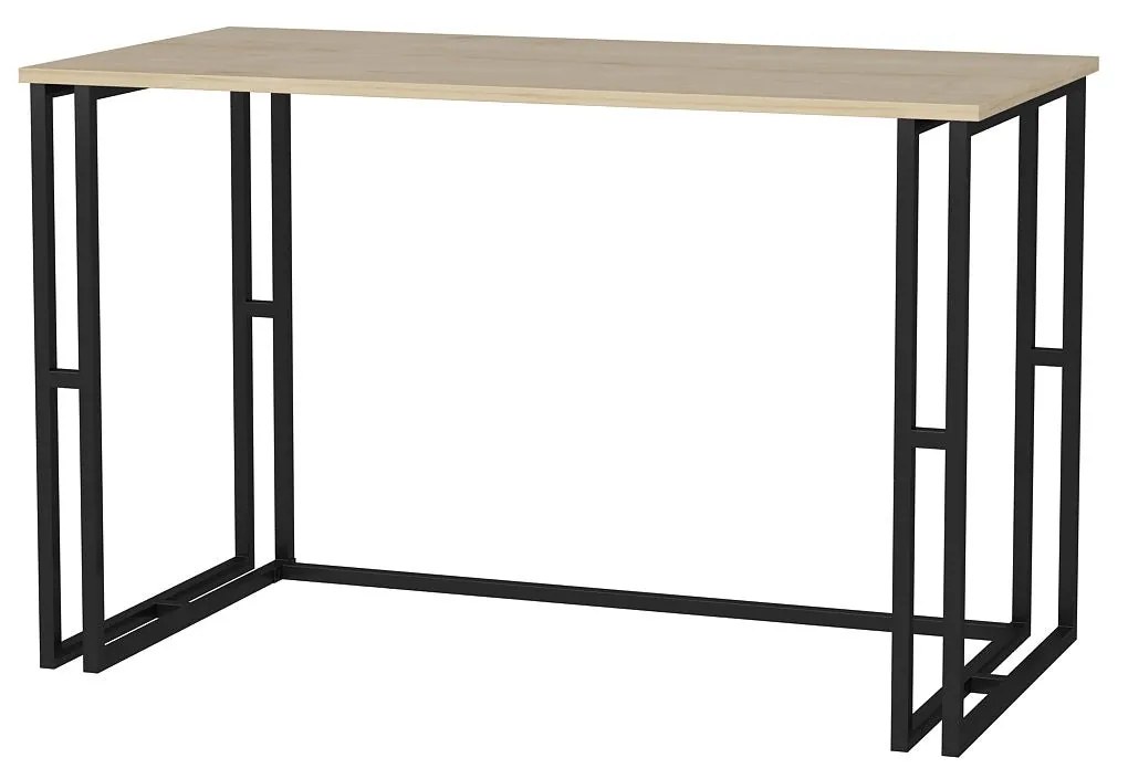 Secretária para Estudo Kane – Preto Carvalho – 120x60x74,8 cm