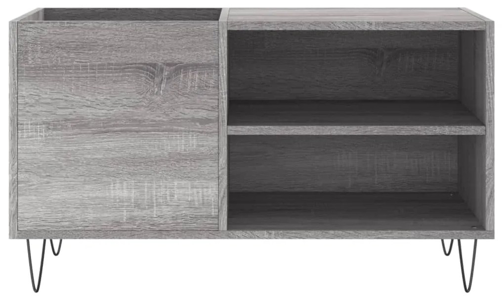 Armário p/ discos 85x38x48 cm derivados madeira cinzento sonoma