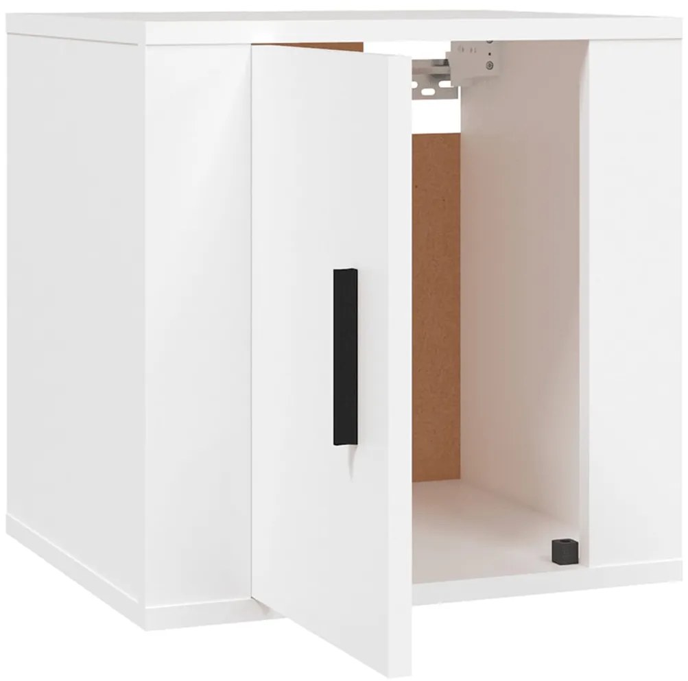 Móveis de TV para parede 2 pcs 40x34,5x40 cm branco