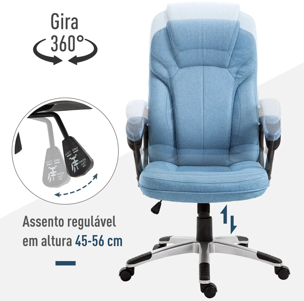 Cadeira de Escritório Ergonômica - Design Moderno