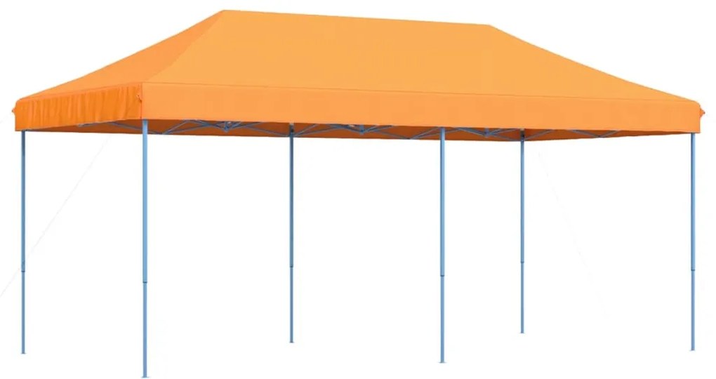 Tenda para festas pop-up dobrável 580x292x315 cm laranja