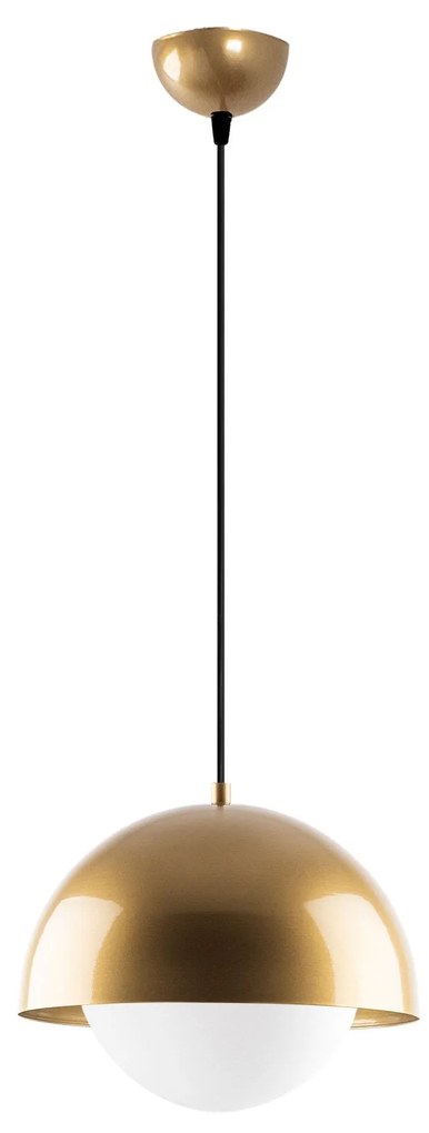 Candeeiro Suspenso Camgoz – Dourado – 30 x 30 x 108 cm