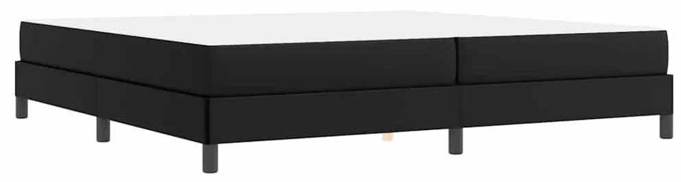 Cama Outros Preto 200 x 200 cm Couro sintético