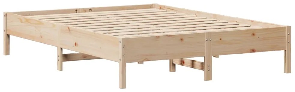Cama sem colchão 160x200 cm madeira de pinho maciça