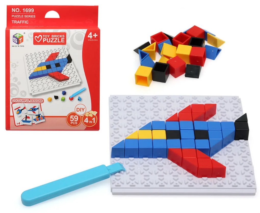 Puzzle 3D Plane 17 X 13,5 cm