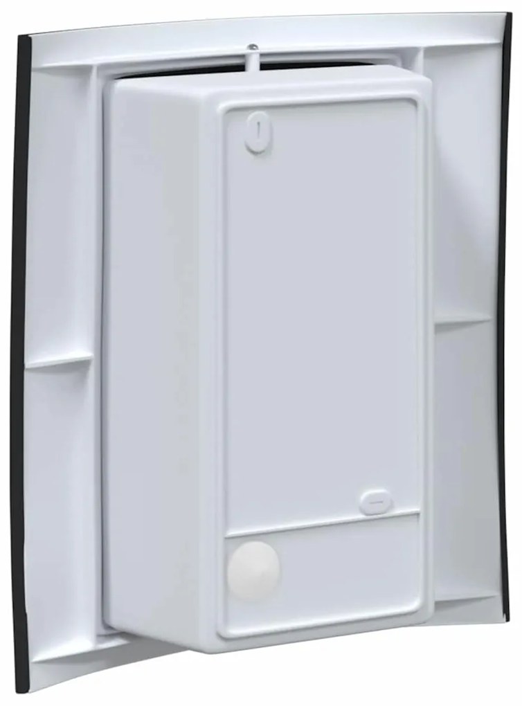 Luz de Parede Externa 2 pcs Preta Aço Inoxidável IP44