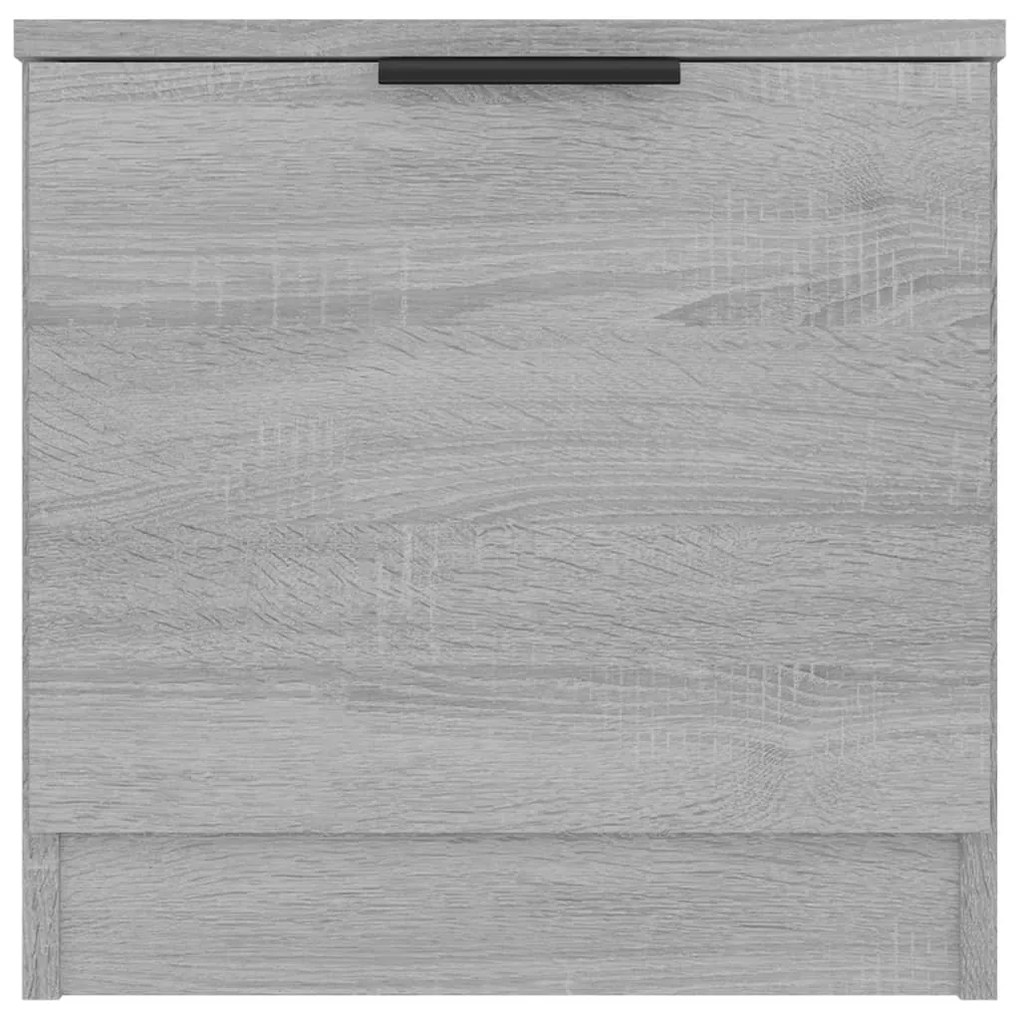 Mesas de cabeceira 2 pcs 40x39x40 cm sonoma cinzento