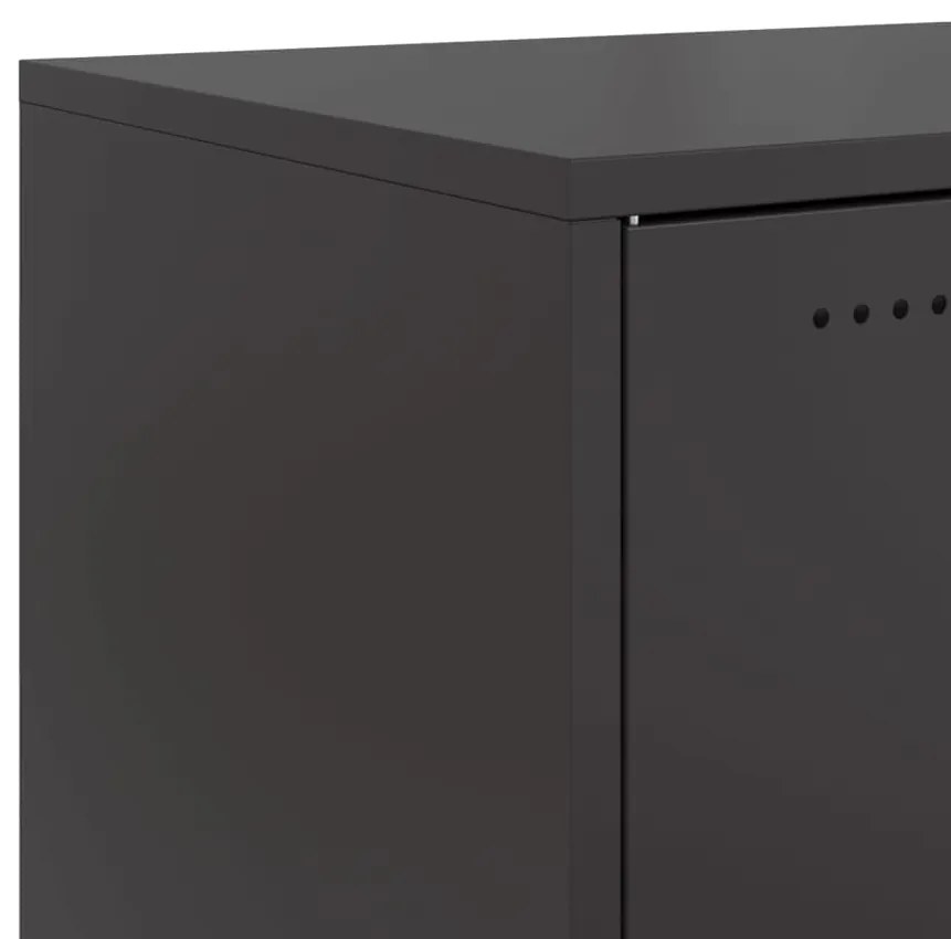 Aparador 68x39x72 cm aço preto