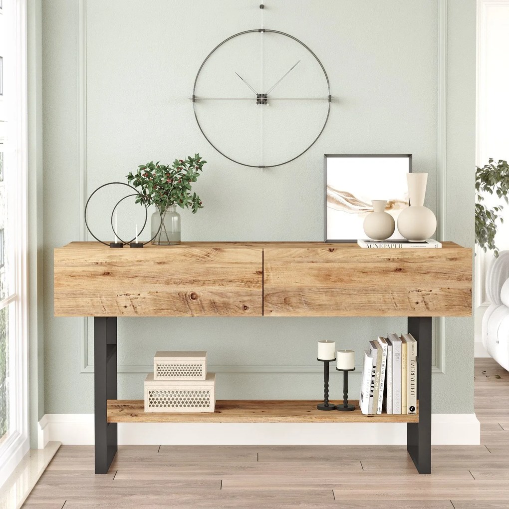 Hall Stand ML23 – Atlantic Pine – 138,8x75,7x43 cm
