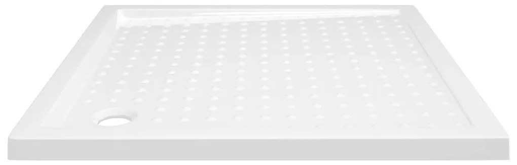 Base de chuveiro com pontos 80x80x4 cm ABS branco