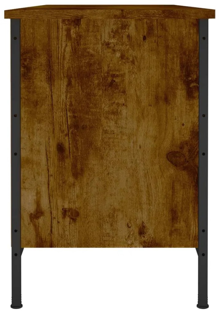 Sapateira 100x35x50 cm derivados de madeira carvalho fumado