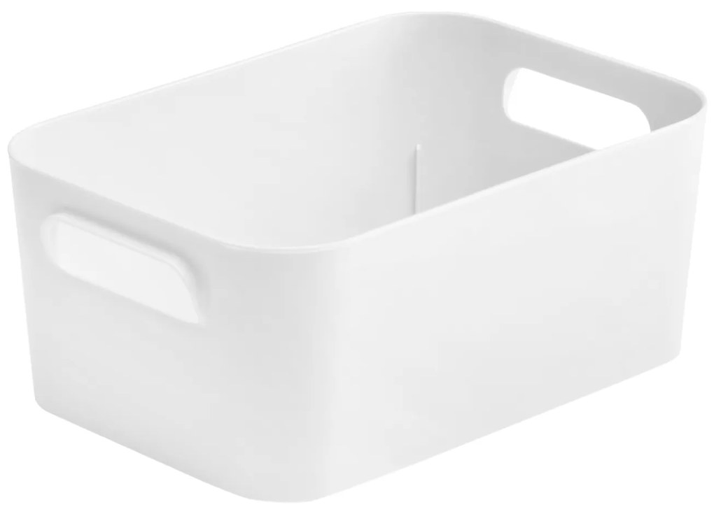 Caixa Organizadora Lua Branco 3.6L 25X17X11cm