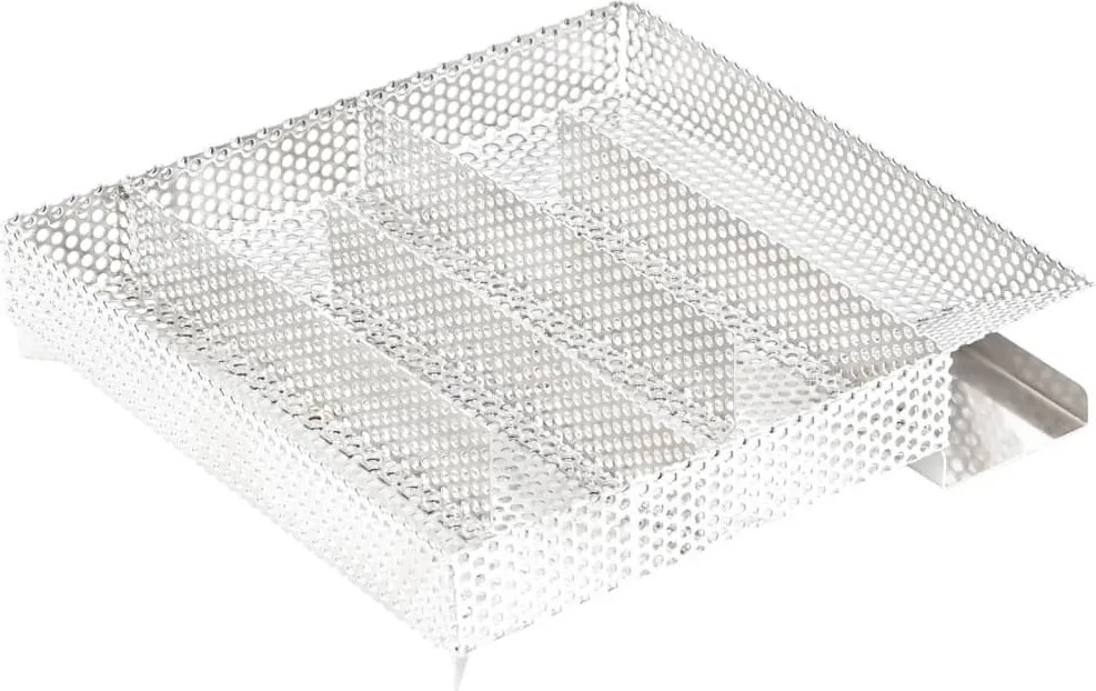 vidaXL Gerador de fumo frio com 5 câmaras 21 cm aço inoxidável