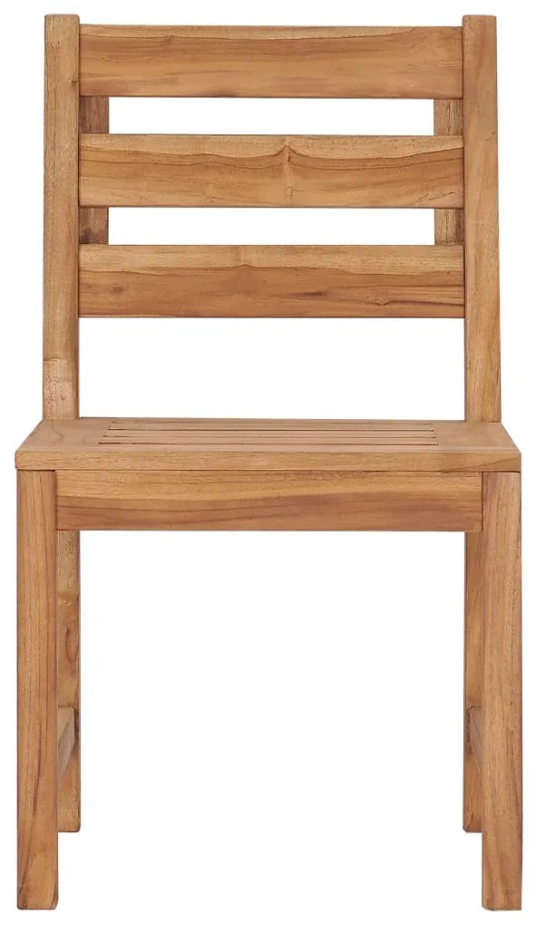 Cadeiras de jardim 2 pcs madeira de teca maciça