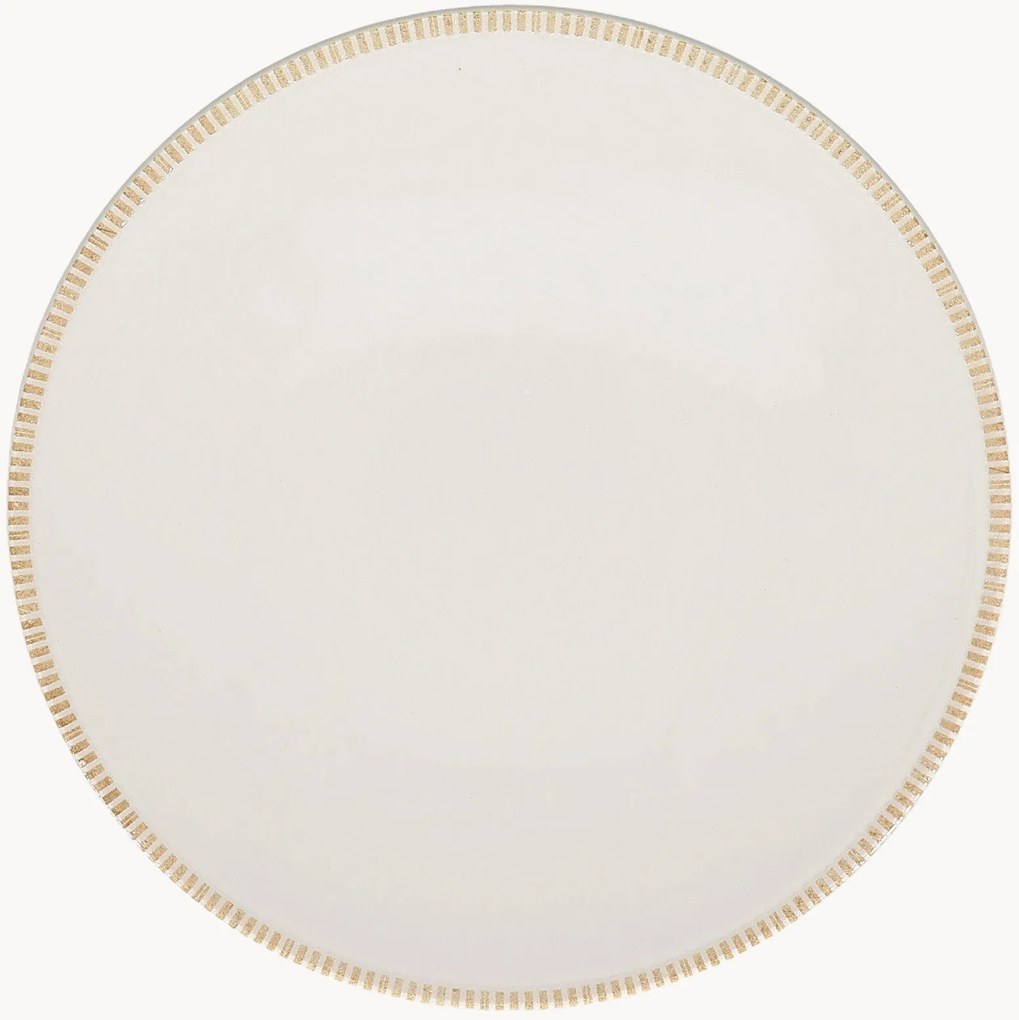 Pratos rasos em porcelana Linea, conjunto de 6