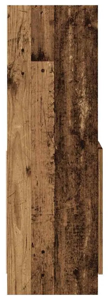 Armário alto 92x33x100 cm derivados de madeira madeira velha