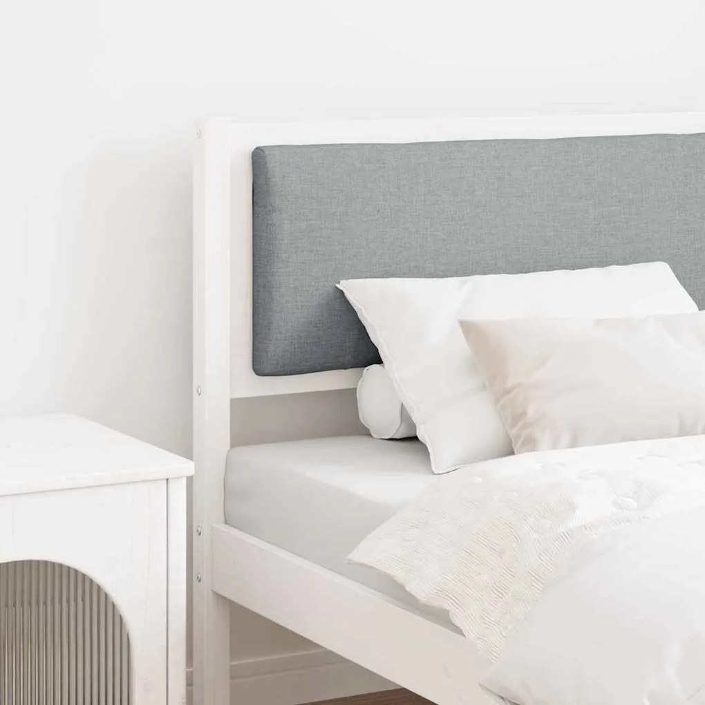 vidaXL Cabeceira Outros Branco 90 cm Madeira de pinho maciça