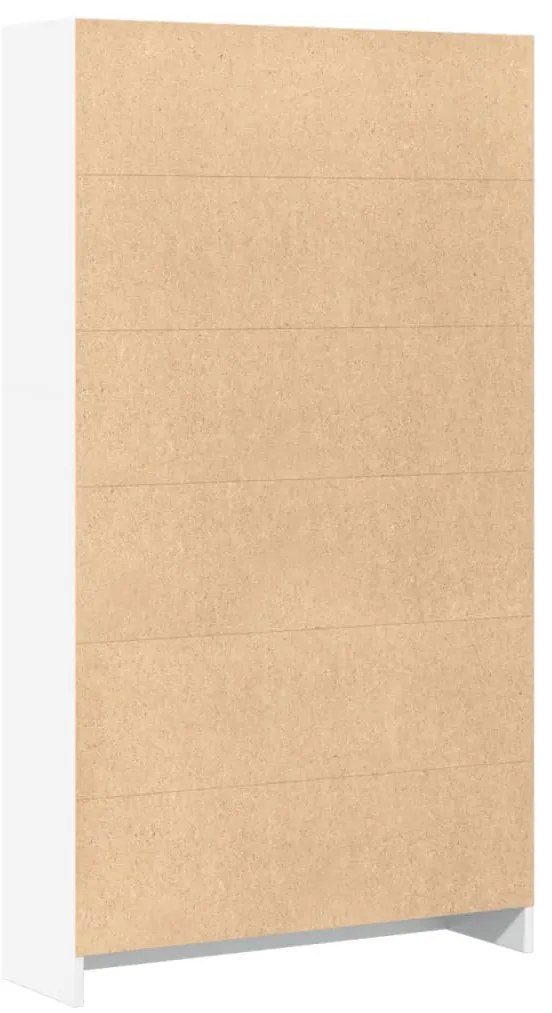 Estante 80x24x143 cm derivados de madeira branco