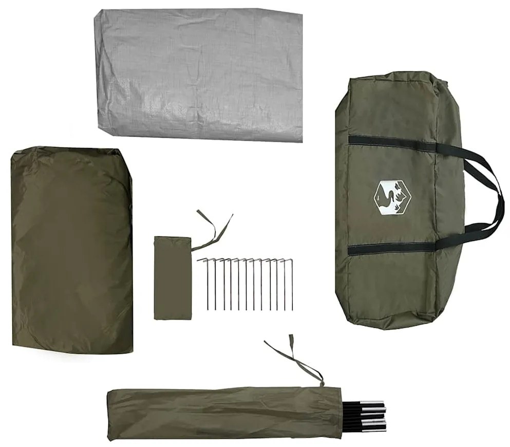 Tenda de pesca para 5 pessoas impermeável verde azeitona