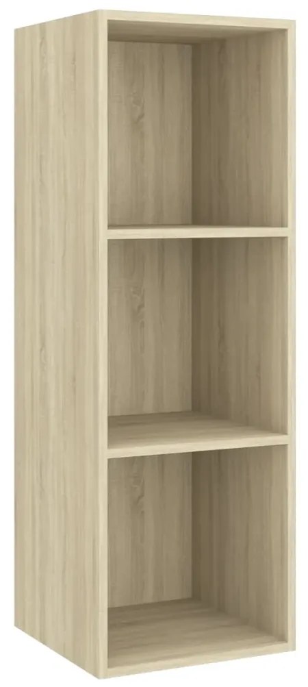 Conjunto móveis de TV 4 pcs madeira processada carvalho sonoma
