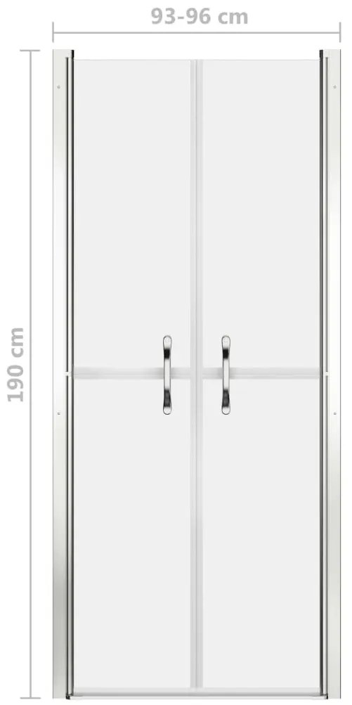 Porta de duche ESG opaco 96x190 cm