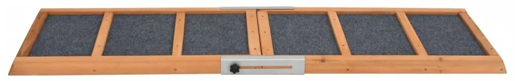 Rampa para cães 120x30 cm madeira de abeto maciça cinzento