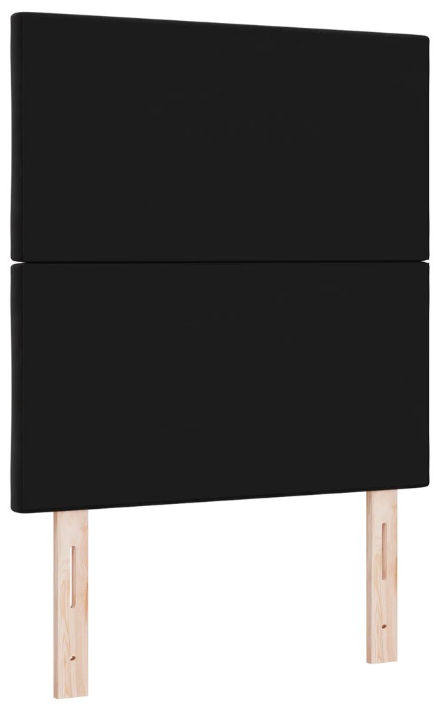 Cabeceira vidaXL com Design de Blocos de Diamante em Preto, 80 cm de V