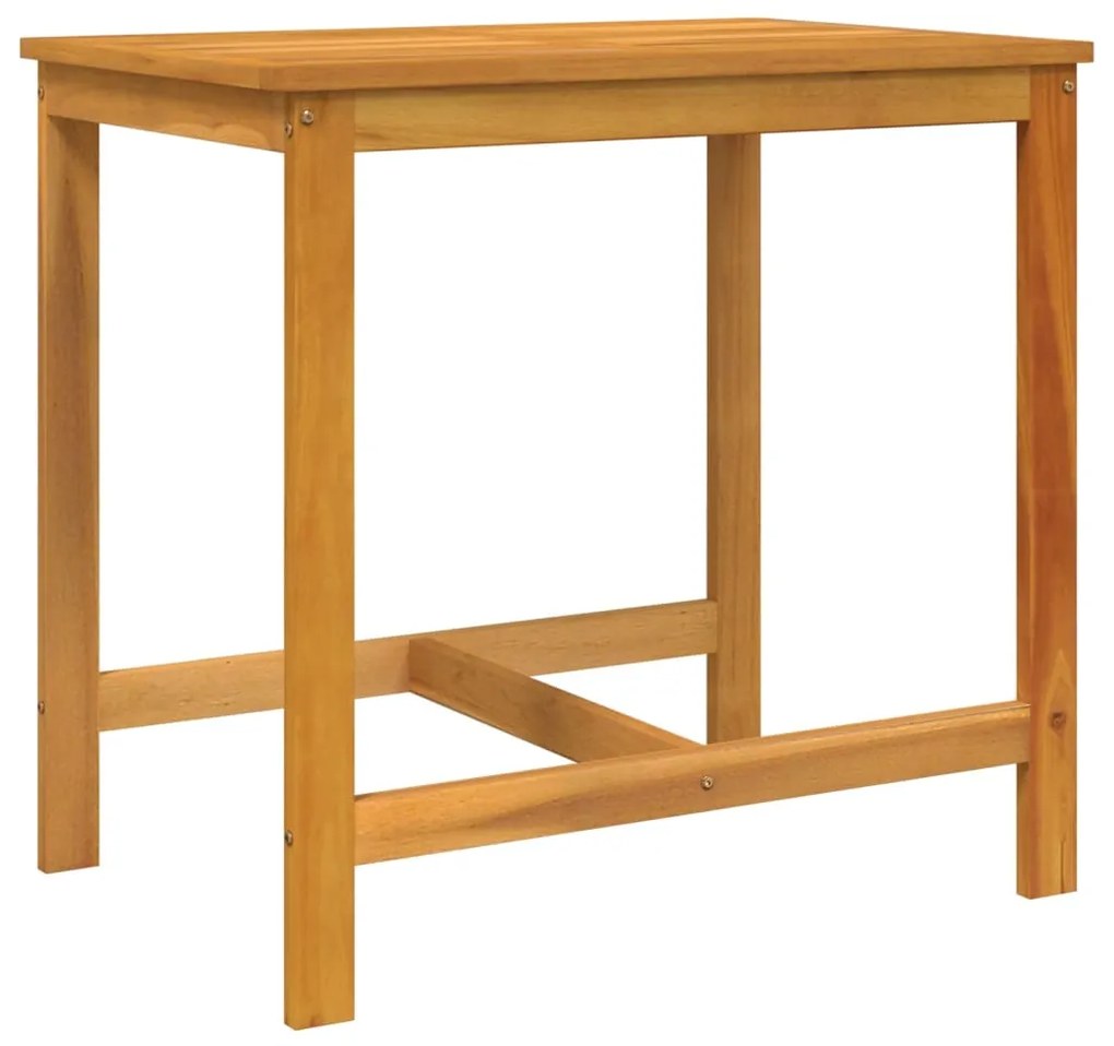 Conjunto de varanda 3 pcs madeira de acácia maciça
