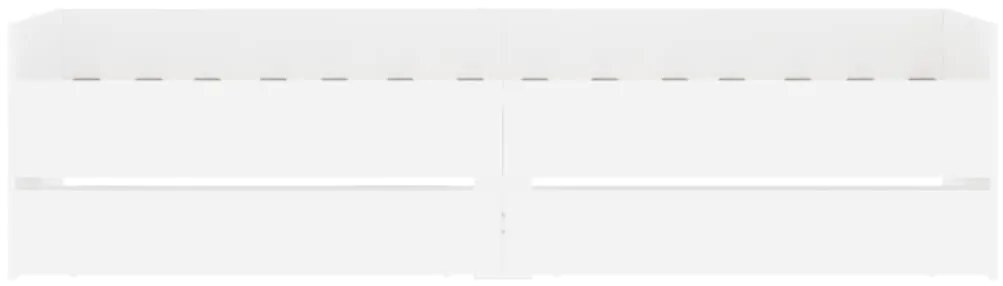 Estrutura de cama com gavetas 100x200 cm branco