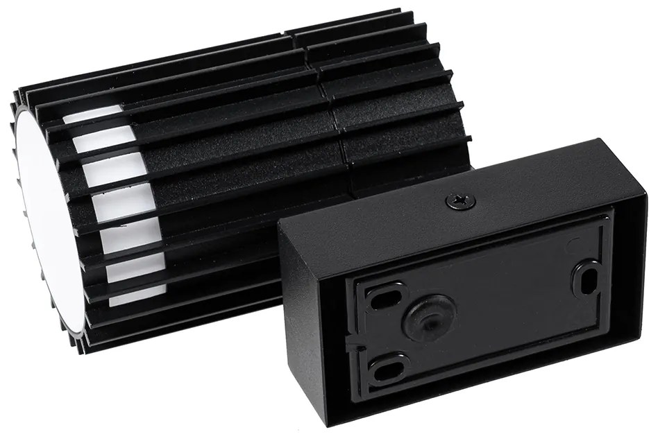 Candeeiro de parede exterior design preto IP44 - Boris