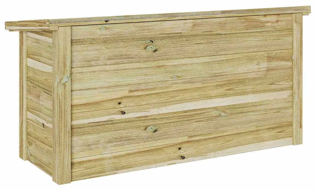 Caixa de Armazenamento 44x119x57 cm Madeira Tratada