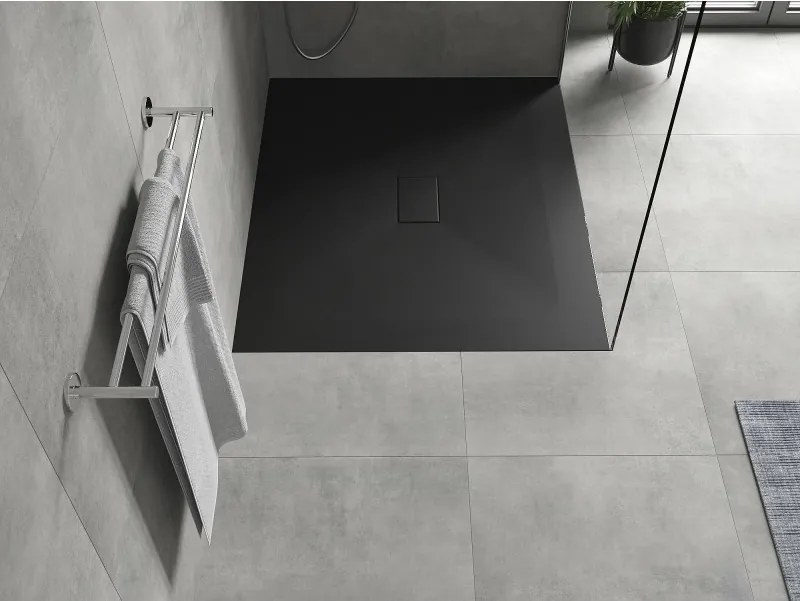 Mexen Hugo base de duche retangular SMC 110 x 100 cm, preta - 42701011