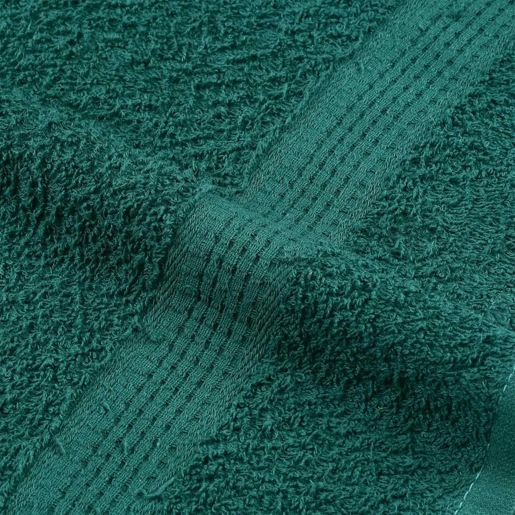 Toalhas 2 pcs 100x200 cm 360 gsm 100% algodão verde