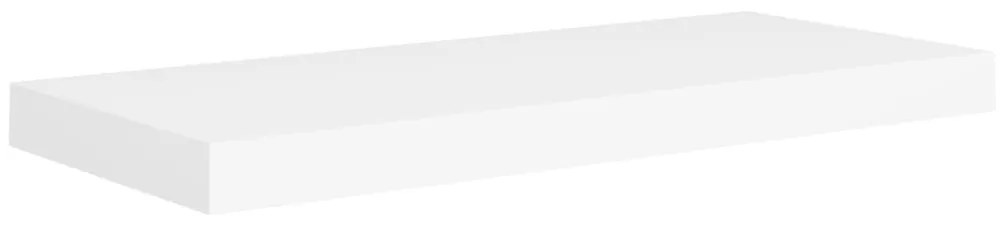 Prateleiras de parede suspensas 2 pcs 60x23,5x3,8cm MDF branco
