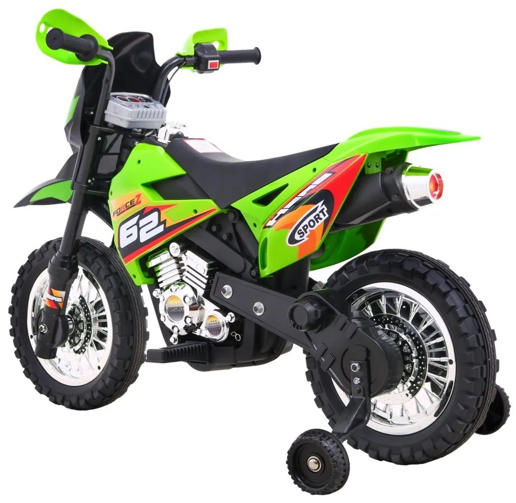Mota elétrica para Crianças 6V Cross Verde