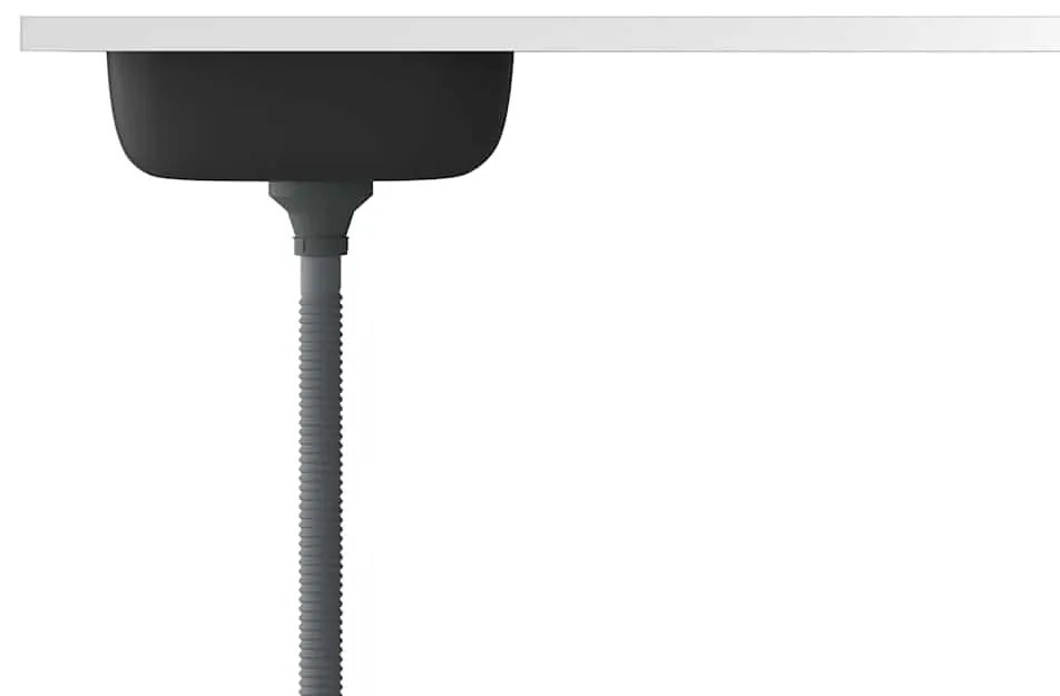 Lava-louça cozinha + escorredor aço inox prateado