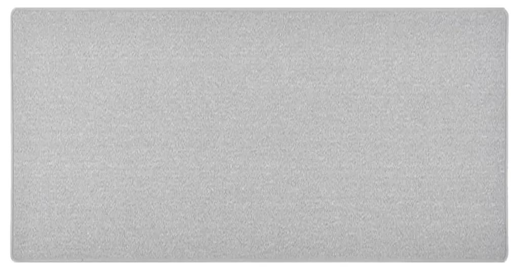 Tapete/passadeira 80x150 cm cinzento-claro