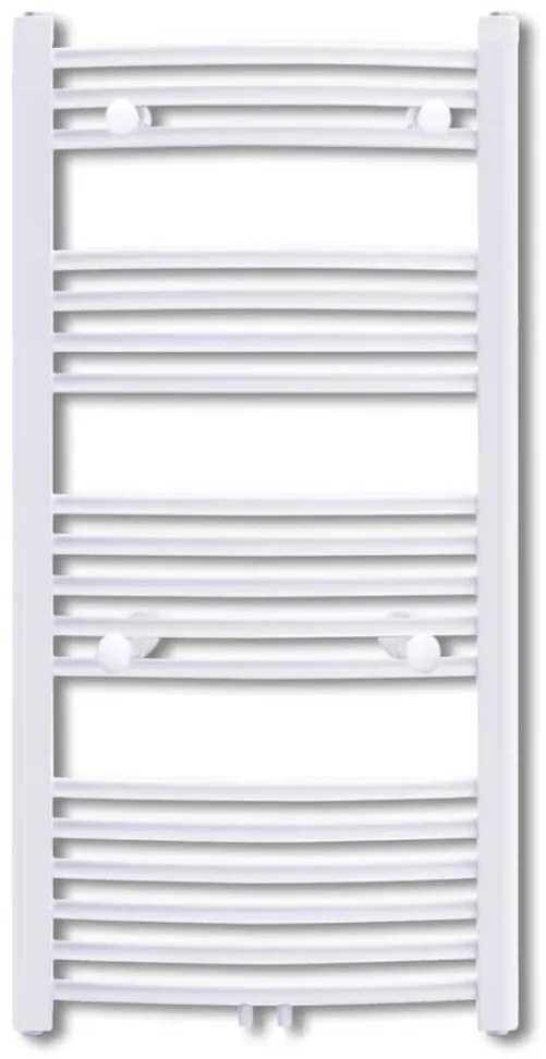 Aquecedor toalhas banheiro curvo 600 x 1160 mm conector lateral e cent