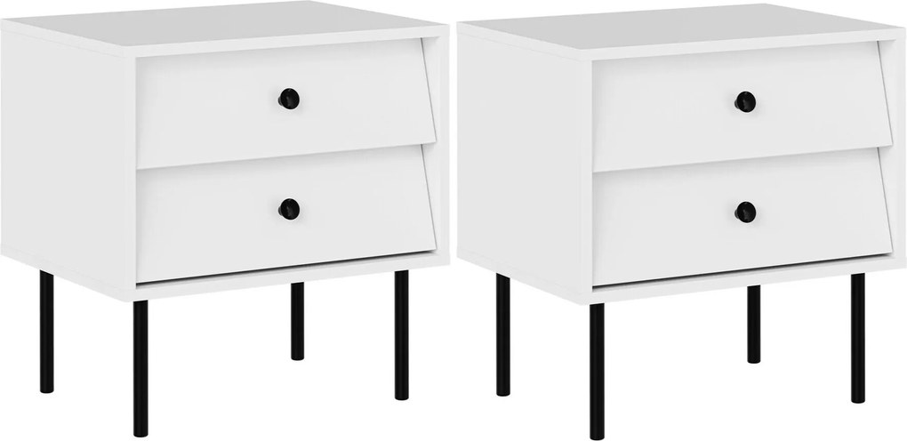 Conjunto de mesas de cabeceira Feletri 106