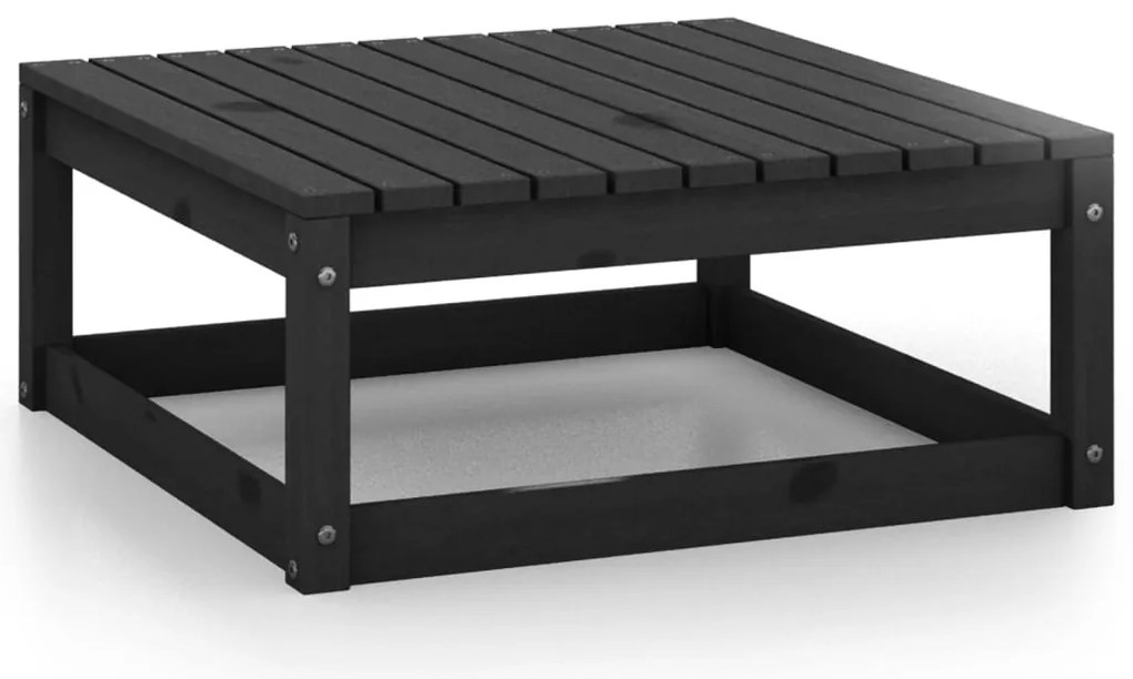 11 pcs conjunto lounge de jardim pinho maciço