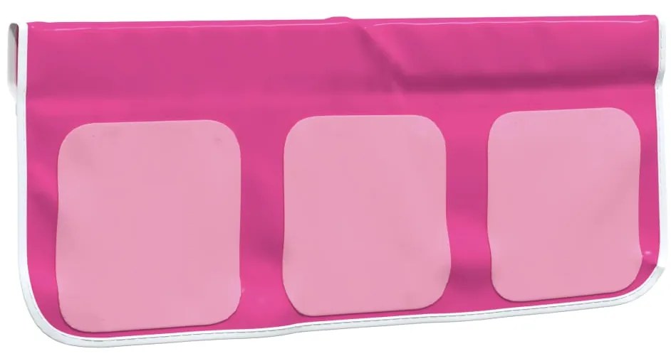 Cortinas para cama elevada com torre poliéster rosa