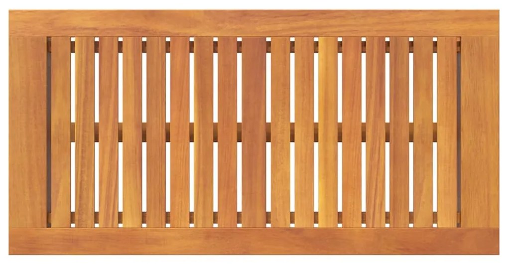 Mesa de Café vidaXL 90x45x40 cm Madeira Sólida de Acácia