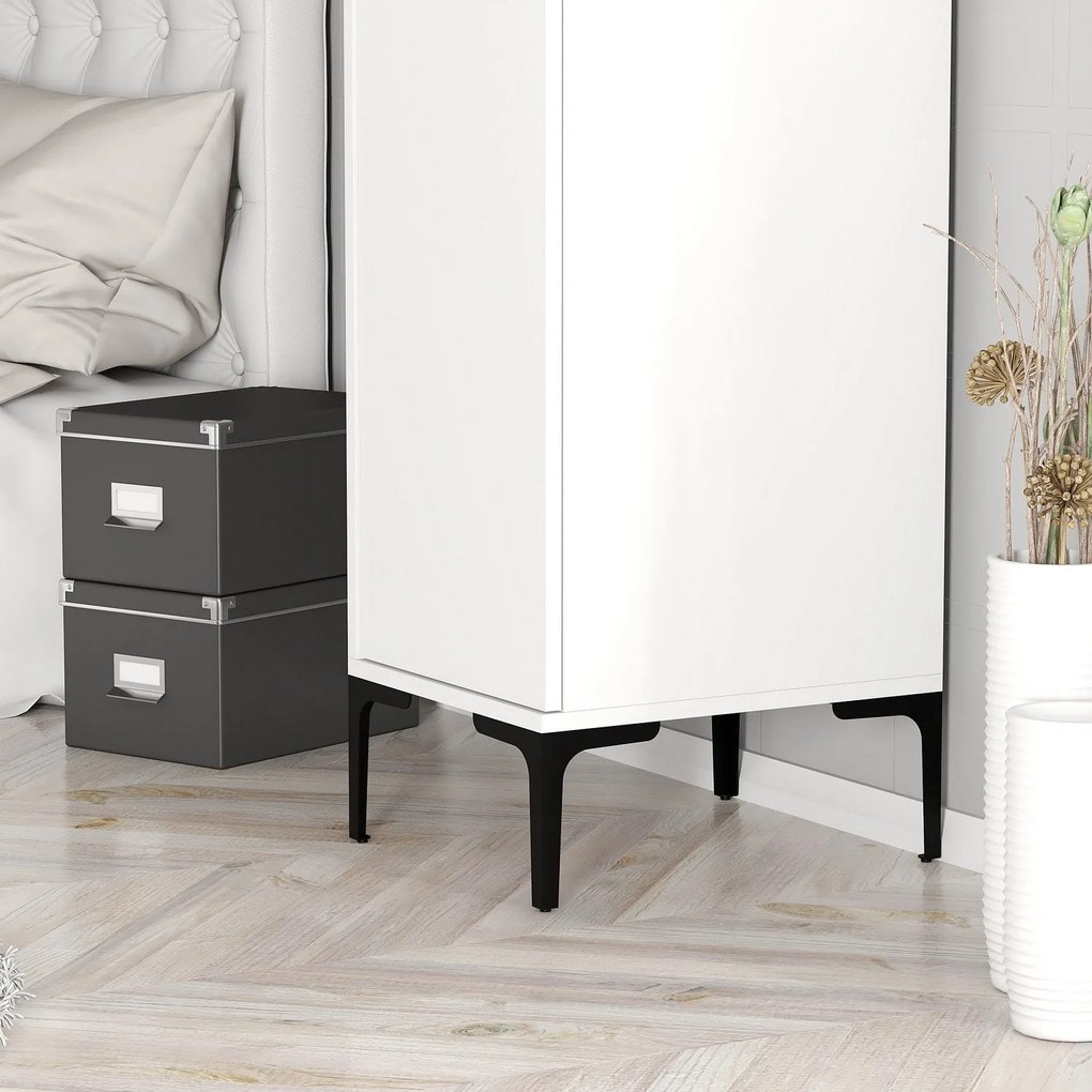 ****
Roupeiro Kumsal S – Branco – 40x47,5x201,4 cm
**