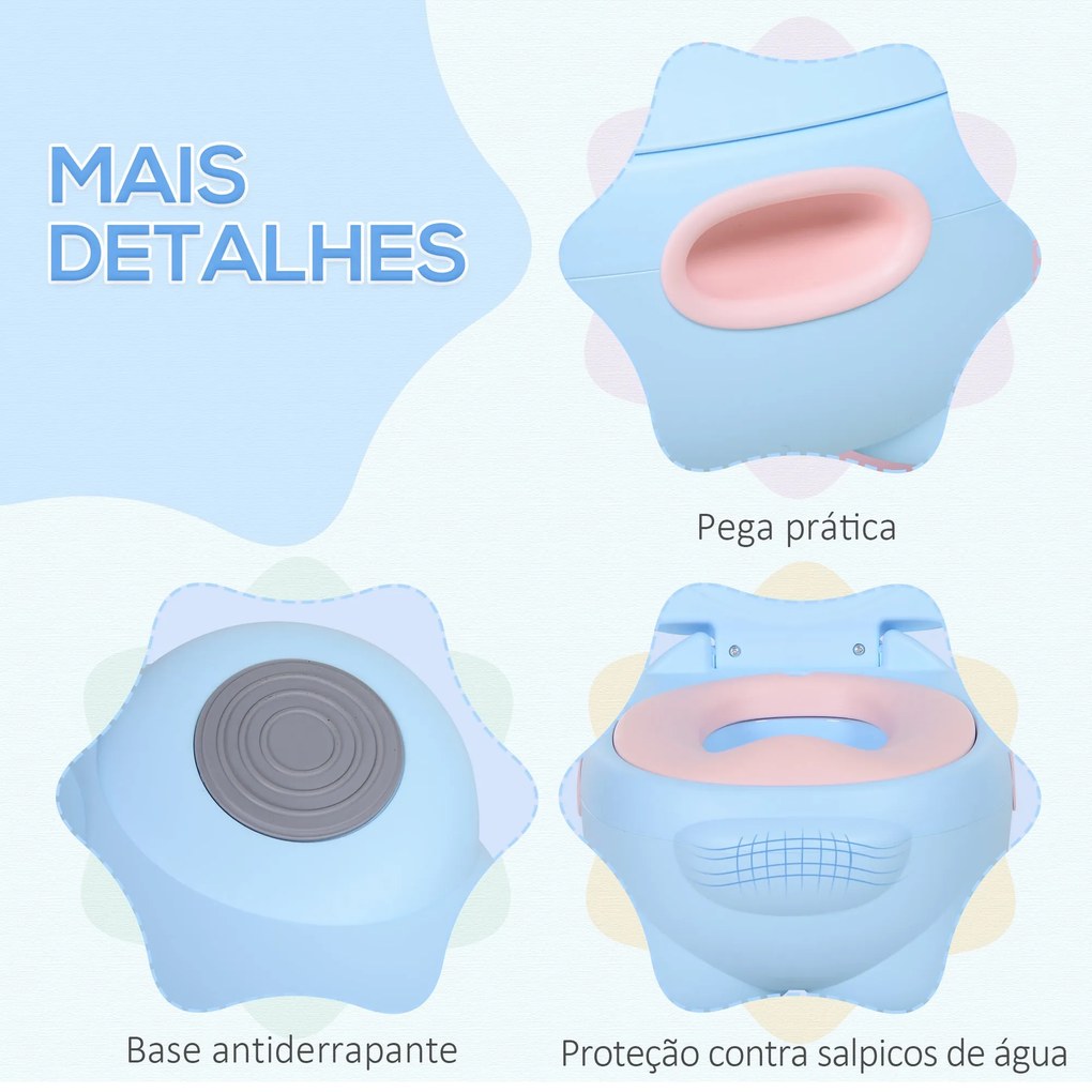 Bacio para Bebé em Forma de Hipopótamo 2 em 1 com Cubo Amovível e Esco