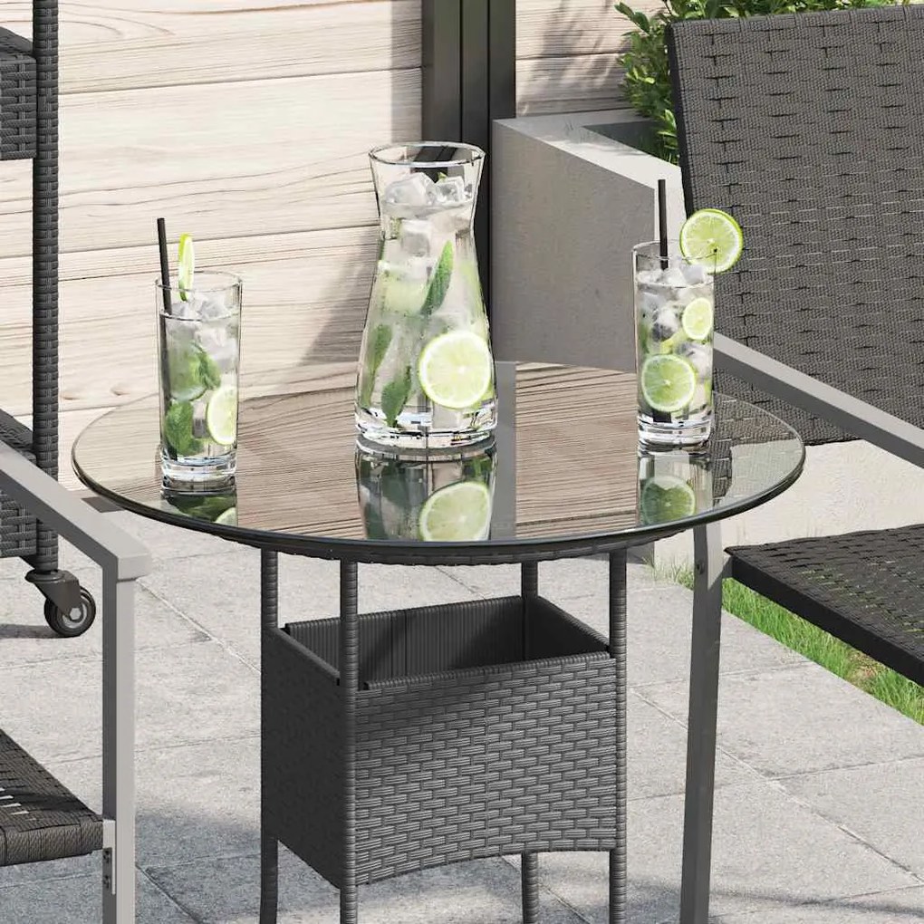 vidaXL Tampo de mesa, vidro temperado, redondo, 500 mm