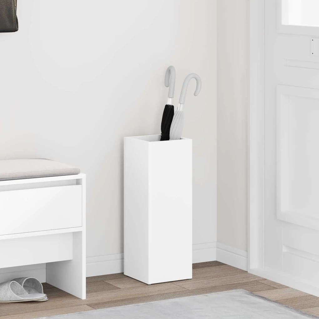 vidaXL Suporte de Guarda-Sol Branco 20 x 20 x 55,5 cm