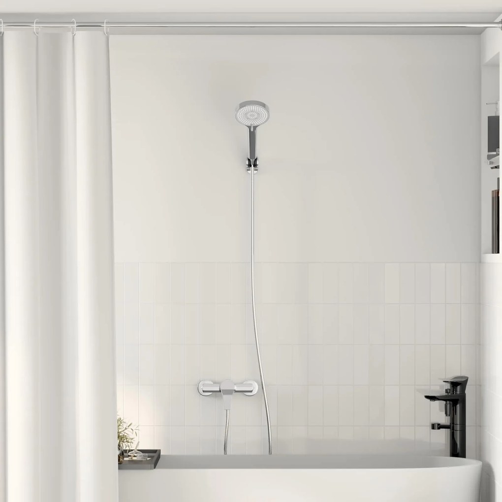 vidaXL Conjunto de Cabeça de Chuveiro Chrome G 1 / 2 polegadas Latão