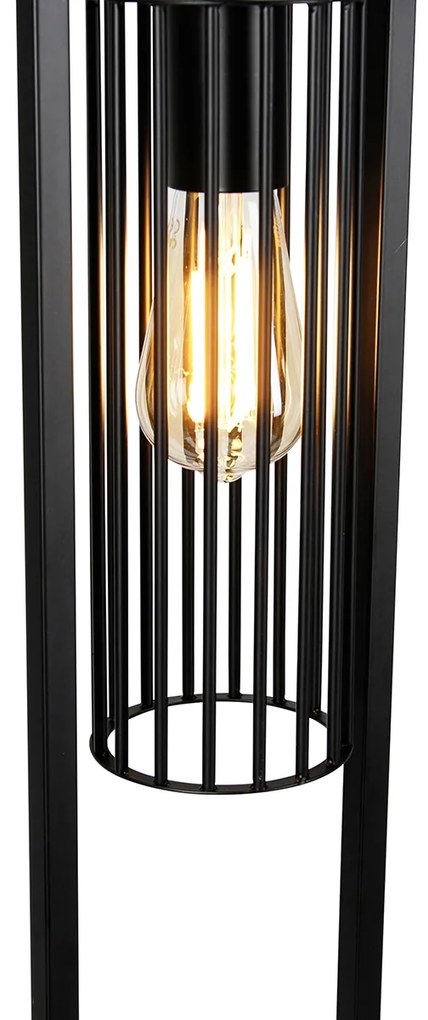 LED Candeeiro de pé moderno inteligente preto c/ WiFi ST64 - Balenco Wazo Moderno