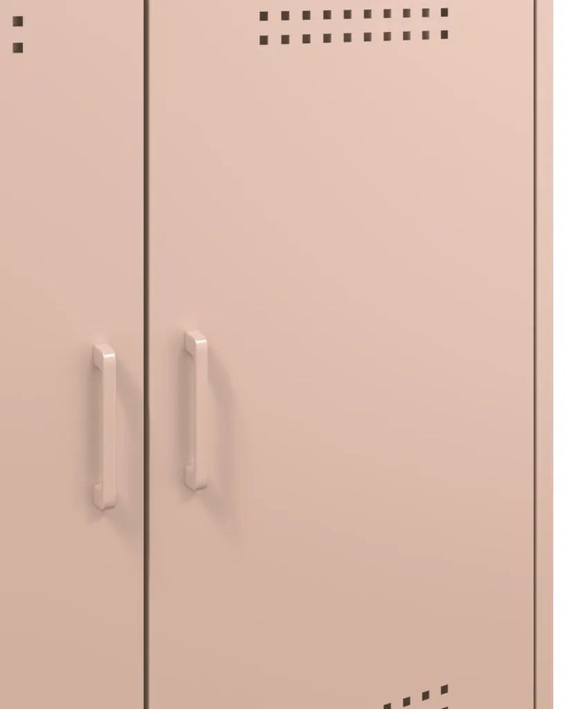 Aparador 68x39x79 cm aço rosa